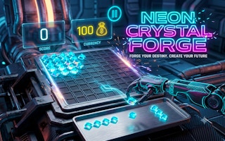 Neon Crystal Forge